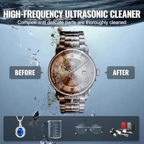 VEVOR 15L Ultrasonic Cleaner 360W Digital Ultrasonic Cleaning Machine with Heater & Degassing Mode | 40kHz Industrial Ultrasound Cleaner for Jewelry, Tools, Labware thumbnail 6