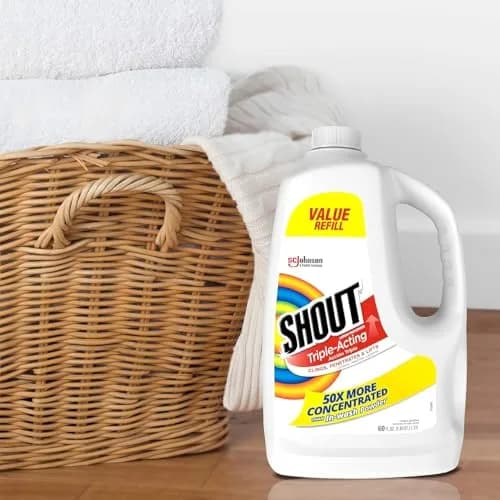 SHOUT Active Enzyme Spray and Wash Stain Remover Fabric Routine Bundle 22oz (650ml) + 60oz (1.7L) Refill | Concentrated Formula for Tough Stains thumbnail 6