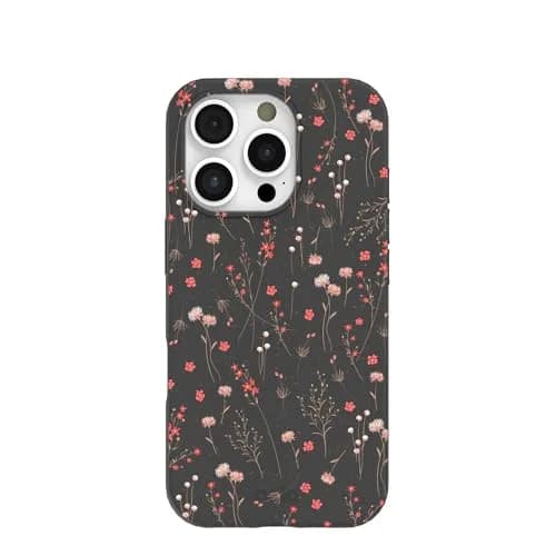 Pela | Phone Case Compatible with iPhone 16 Pro | Limited Edition | MagSafe Compatible | Eco Friendly | Night Garden thumbnail 1