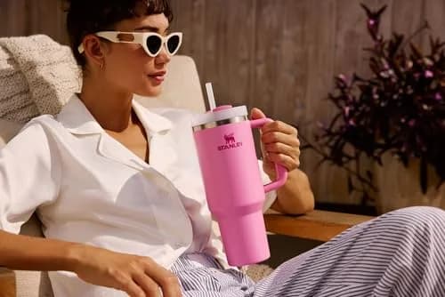 STANLEY Quencher H2.0 Tumbler with Handle and Straw 20 oz (591 ml) | Flowstate Lid, Cup Holder Compatible, Insulated Stainless Steel thumbnail 8