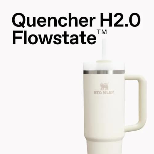 STANLEY Quencher H2.0 Tumbler with Handle and Straw 20 oz (591 ml) | Flowstate Lid, Cup Holder Compatible, Insulated Stainless Steel thumbnail 2