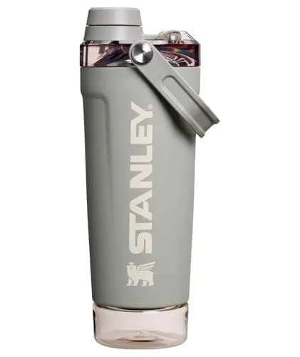 STANLEY Vitalize Shaker Bottle 567g (20 oz) | Leakproof Insulated Stainless Steel Shaker Cup with Base Storage | Protein Shakes and Pre Workout Powder - view 3