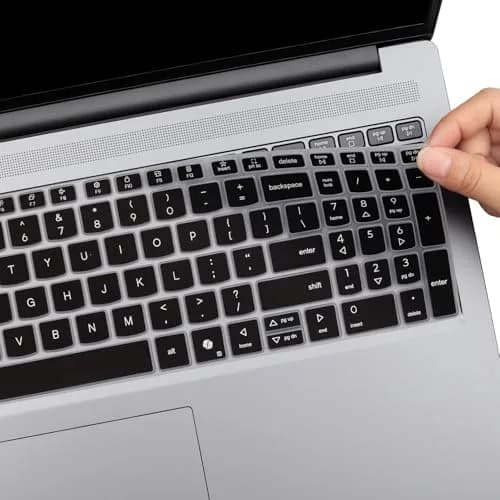 MUBUY-GOL Black Keyboard Cover for Lenovo IdeaPad Slim 3/5 15.3" 16" (Gen 11/10) | Fits Backlit Keyboards thumbnail 5