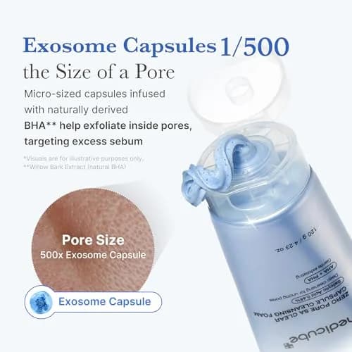 Medicube Zero Pore SA Clear Capsule Cleansing Foam 125ml (4.23 Fl Oz) | Deep Pore Cleansing for Blackheads & Pores thumbnail 5