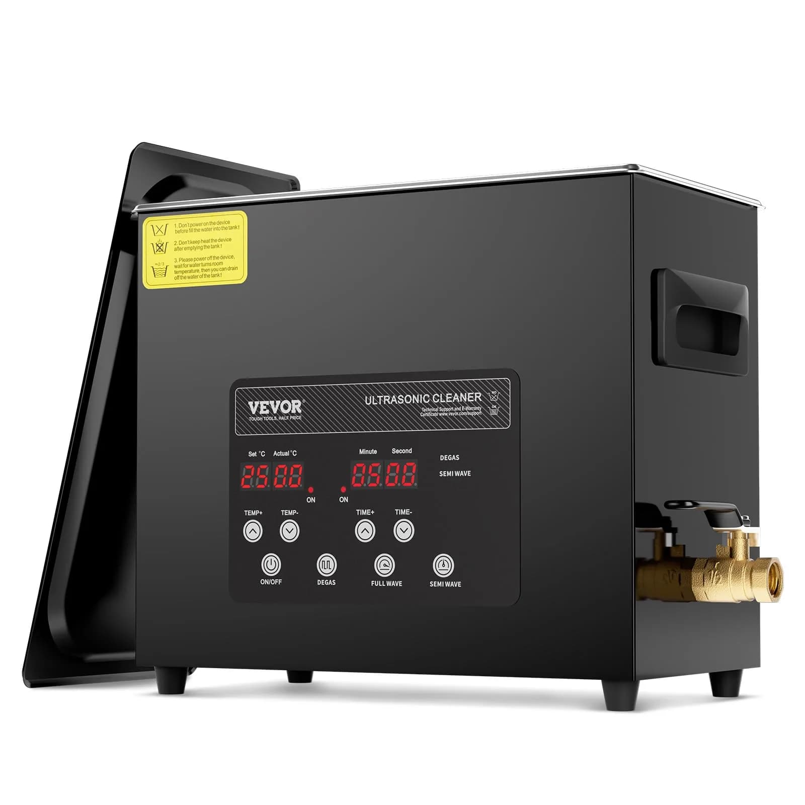 VEVOR 6L Ultrasonic Cleaner 27.2 L (6 L) | Industrial Ultrasound Cleaner with Heater & Timer