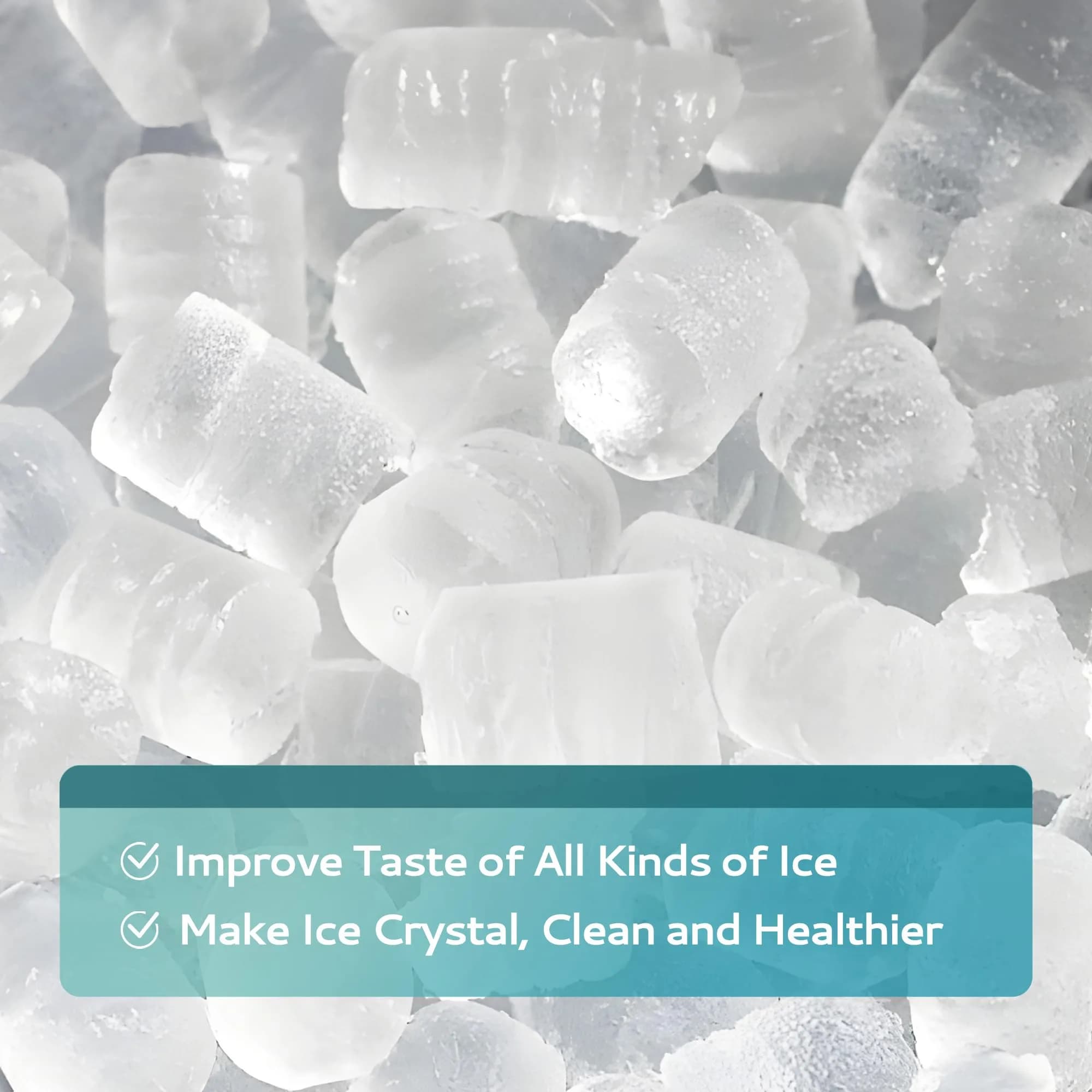 EUHOMY Ice Maker Cleaner & Descaler 12 Uses | 340g (12 oz) Pack | Organic Citric Acid Formula - view 3