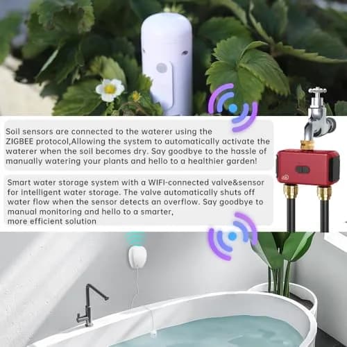 GIEXSMART GX-03ZG Zigbee 2-Zone Sprinkler Timer 5.52x2.36x4.72 inches | Smart Irrigation Controller for Gardens thumbnail 8