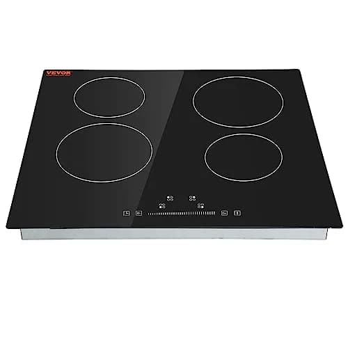 VEVOR LT4-77 Built-in Electric Ceramic Cooktop 6000W 24-inch | 220-240V Touch Control Radiant Stove Top thumbnail 9