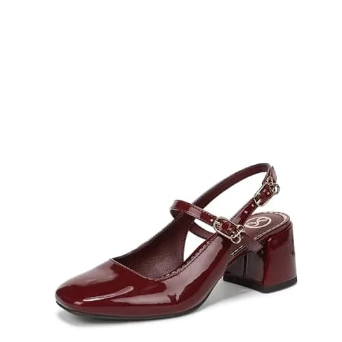 Sam & Libby Grace Pump 8 | 2 Inch Block Heel with Buckle & Mary Jane Straps thumbnail 1