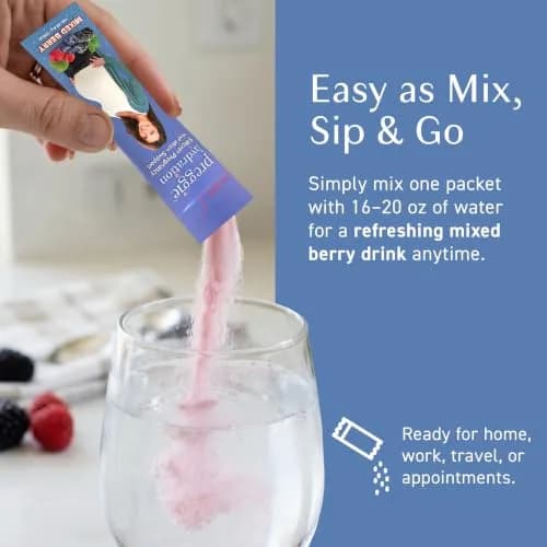 Three Lollies Preggie Hydration with Vitamin B6, Mixed Berry | Pregnancy Electrolyte Support (70-120 chars) thumbnail 6