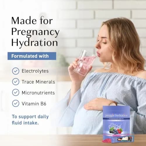 Three Lollies Preggie Hydration with Vitamin B6, Mixed Berry | Pregnancy Electrolyte Support (70-120 chars) thumbnail 3