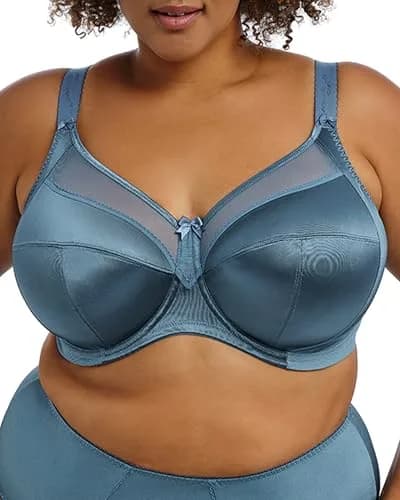 GODDESS Keira Underwire Banded Bra Mediterranean Blue | Supportive & Flattering Fit thumbnail 1