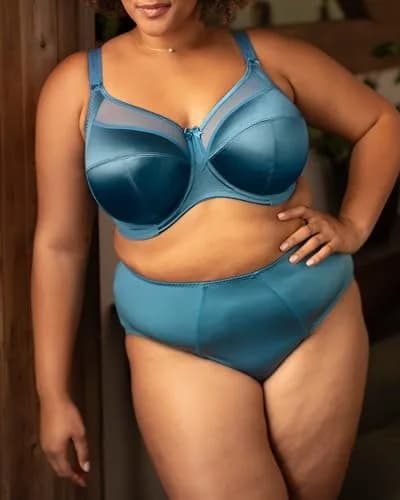 GODDESS Keira Underwire Banded Bra Mediterranean Blue | Supportive & Flattering Fit thumbnail 4