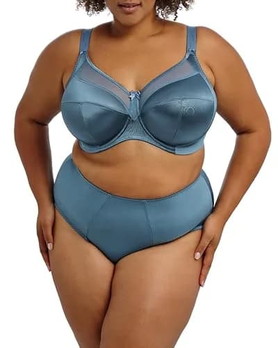 GODDESS Keira Underwire Banded Bra Mediterranean Blue | Supportive & Flattering Fit thumbnail 2