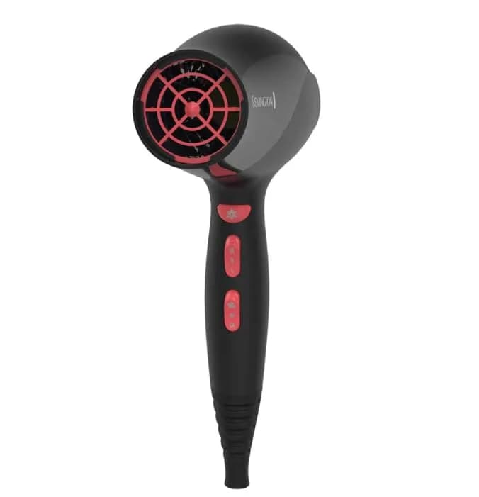 Remington Ionic Ceramic Hairdryer Black/Coral 1875 Watts | Smooth & Shiny Strands thumbnail 2