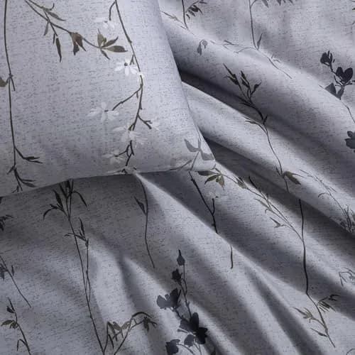 Calvin Klein Queen Duvet Cover Set with Shams | Cotton Sateen, Modern Botanical Design, Breathable & Durable (70-120 chars) thumbnail 5