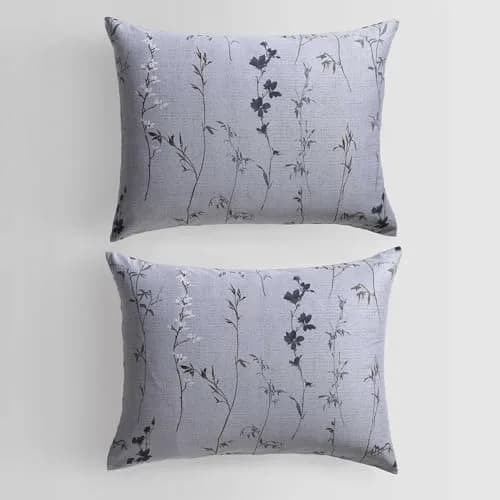 Calvin Klein Queen Duvet Cover Set with Shams | Cotton Sateen, Modern Botanical Design, Breathable & Durable (70-120 chars) thumbnail 7
