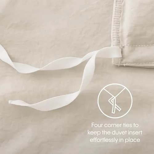 Calvin Klein Queen Duvet Cover Set with Shams | Cotton Sateen, Modern Botanical Design, Breathable & Durable (70-120 chars) thumbnail 8