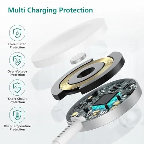 Cerdeti USB C Apple Watch Charger 1.8m (6ft) | MFi Certified Fast Charging Cable for All Apple Watch Series thumbnail 5