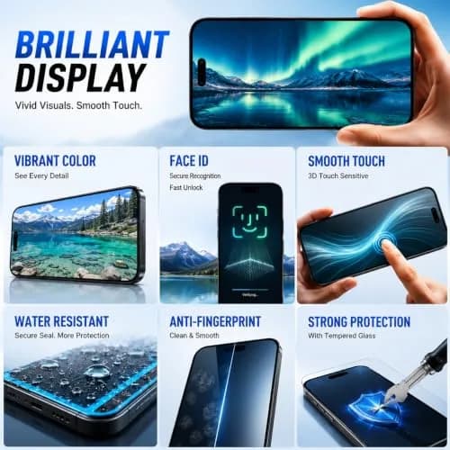 LMQ Screen Replacement for iPhone 14 Pro Max 6.7'' LCD | Full Kit with Repair Tools thumbnail 5
