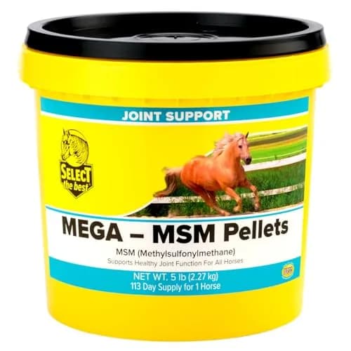 Select The Best Mega-MSM Pellets 5 lb Supports Joint Function with Palatability | USA Import thumbnail 1