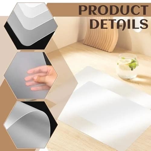 Tecmisse Plastic Placemat 17 x 11 Inch | Heat Resistant & Washable thumbnail 3