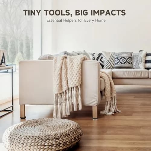CO-Z Felt Furniture Sliders for Hardwood Floors | 24pcs 2.5" Reusable Floor Protectors thumbnail 7
