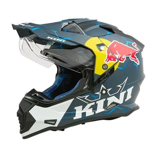 Kini ADV Adventure Helmet Adult Red Bull 1.0 Blue/White Medium | ECE & DOT Safety Standard thumbnail 1