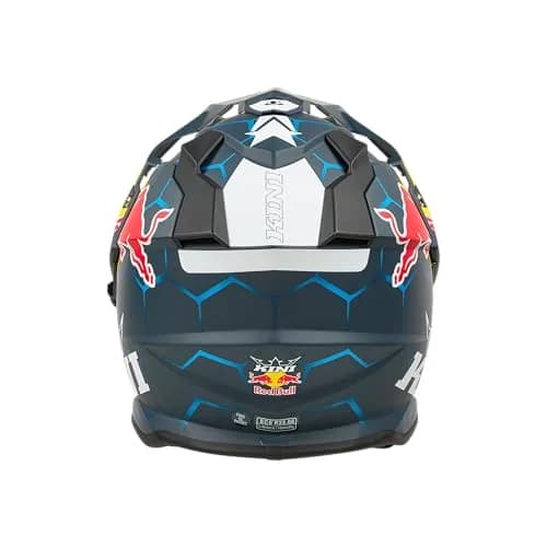 Kini ADV Adventure Helmet Adult Red Bull 1.0 Blue/White Medium | ECE & DOT Safety Standard thumbnail 2