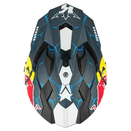 Kini ADV Adventure Helmet Adult Red Bull 1.0 Blue/White Medium | ECE & DOT Safety Standard thumbnail 3