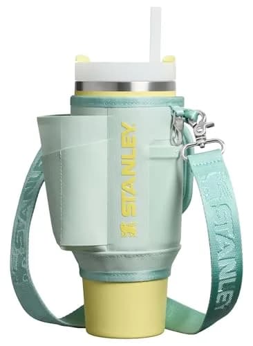 STANLEY Carry All for 30 oz Tumbler | Crossbody Bag with Phone & Card Pockets | Water Bottle Carrier | BPA-Free | Mist thumbnail 1