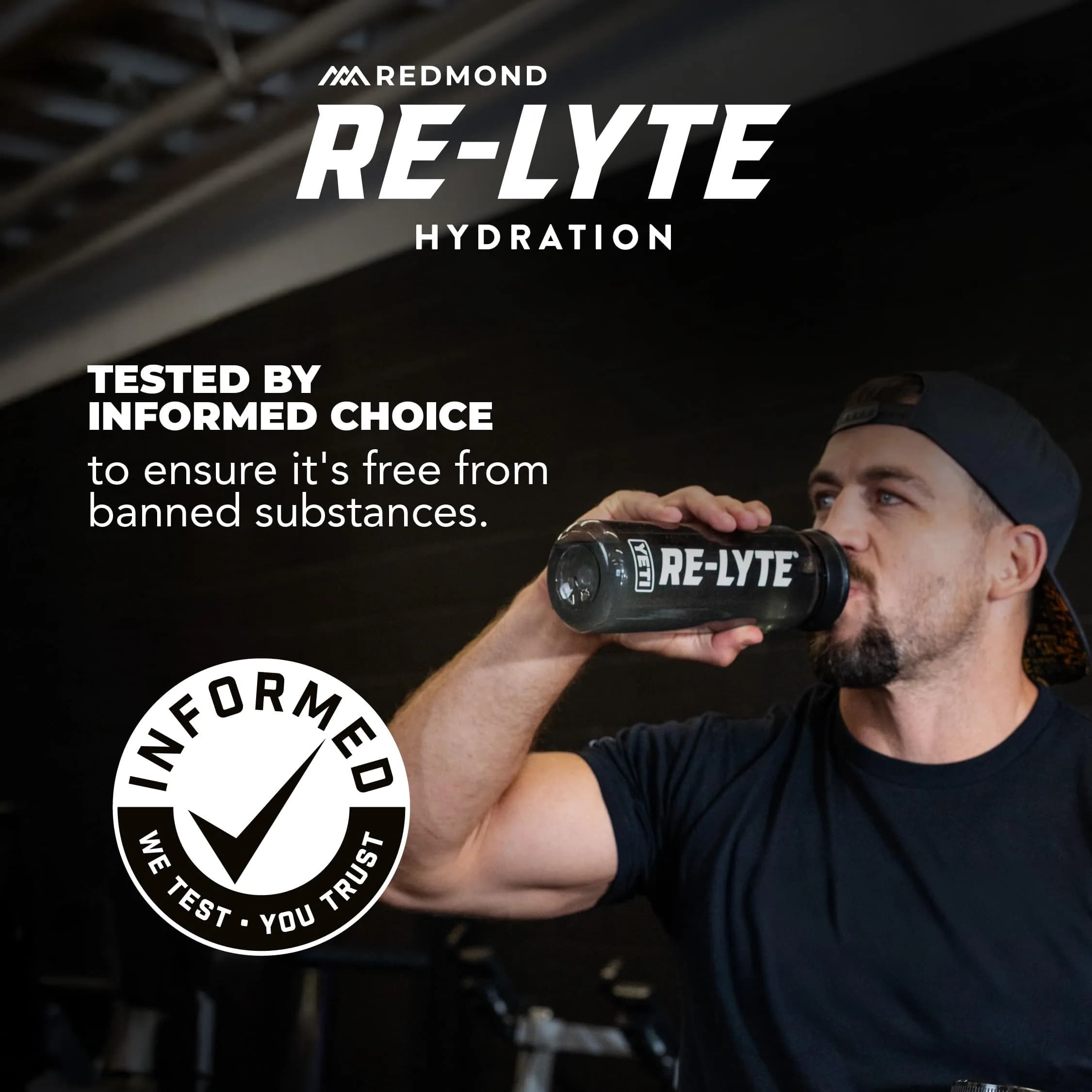 REDMOND Re-Lyte Hydration Electrolyte Mix Powder | Sugar-Free Hydration Drink for Athletes - view 4