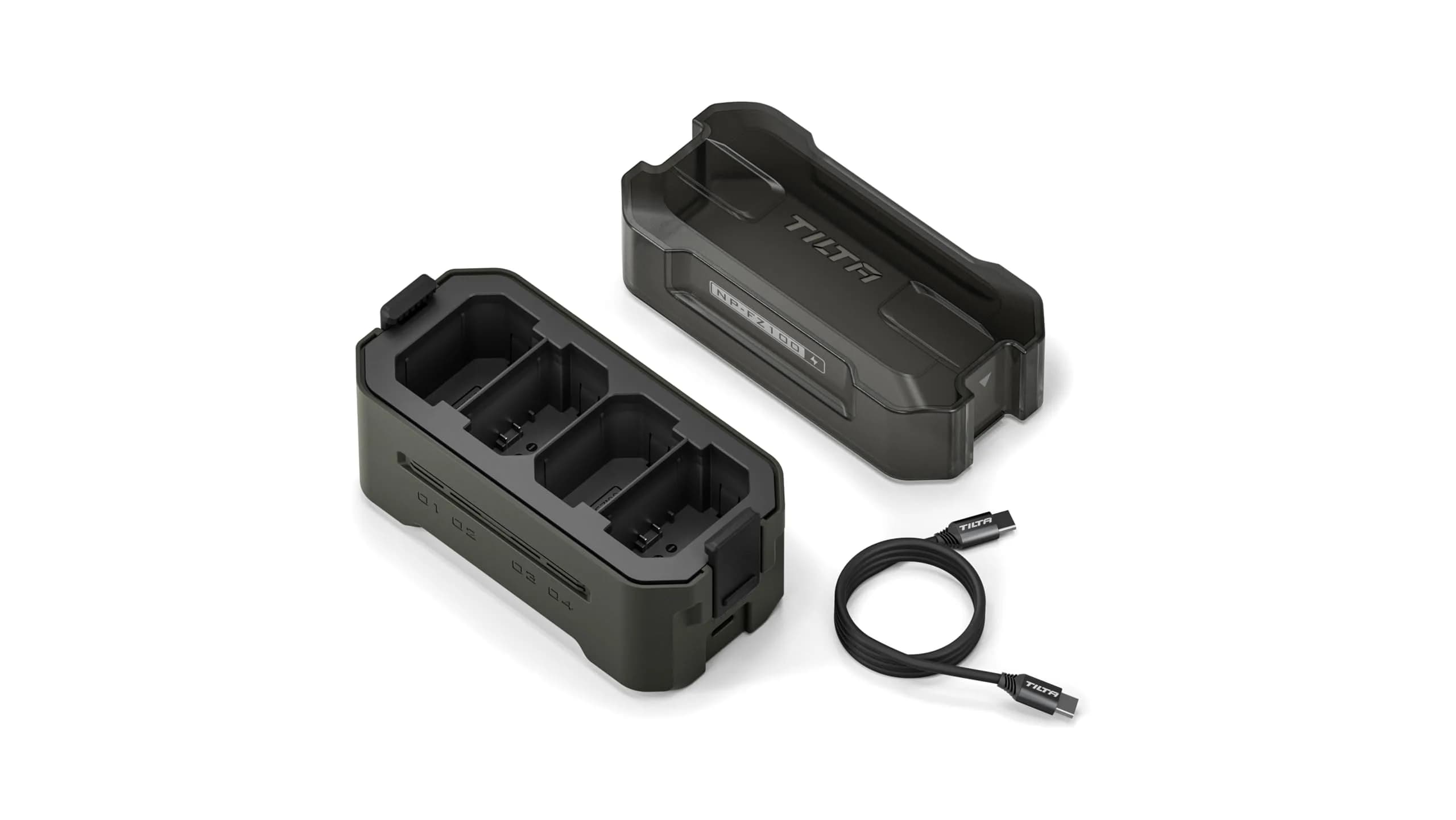 Tilta NP-FZ100 Portable Charging Station | 4-Channel 45W PD Fast Charging, Green - view 9