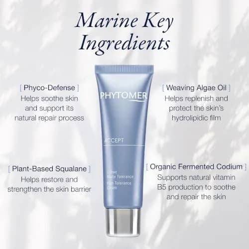 Phytomer Accept Cica High Tolerance Nourishing Face Cream 50ml | Sensitive Skin Relief thumbnail 4