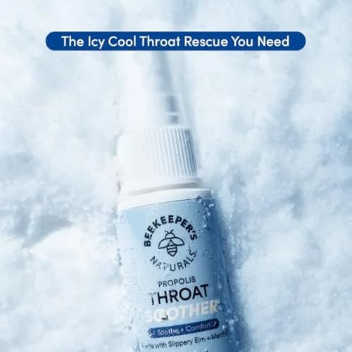 Beekeeper's Naturals Propolis Throat Soother Spray 30ml (1 Fl Oz) | Fast Relief for Sore Throats thumbnail 5