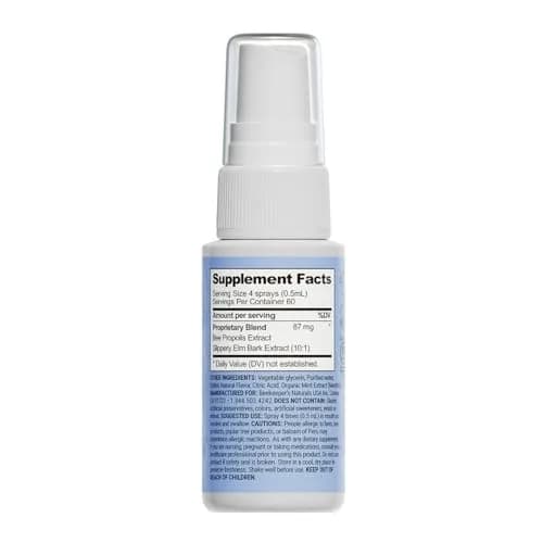 Beekeeper's Naturals Propolis Throat Soother Spray 30ml (1 Fl Oz) | Fast Relief for Sore Throats thumbnail 8