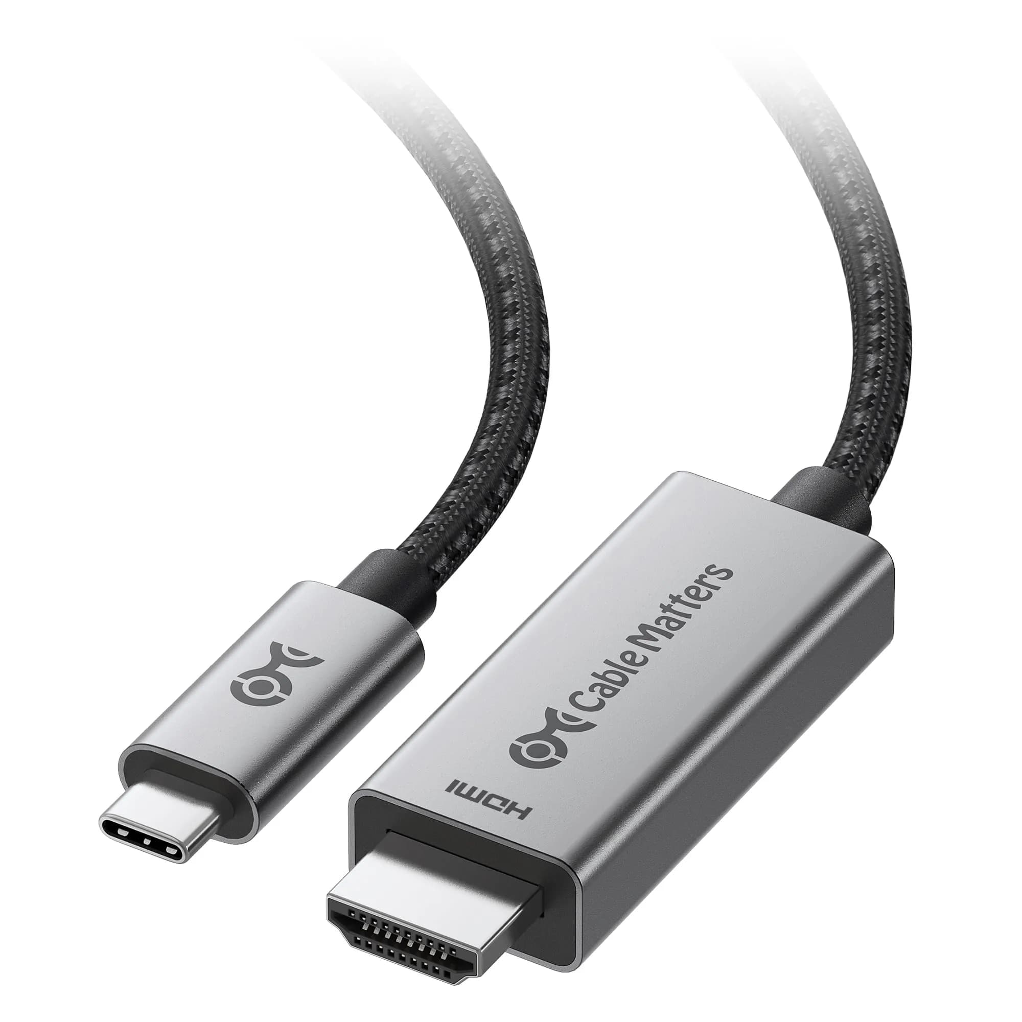Cable Matters 6ft USB-C to HDMI 2.1 Cable | 8K@60Hz / 4K@240Hz, Mac & Windows Compatible — 6 Feet