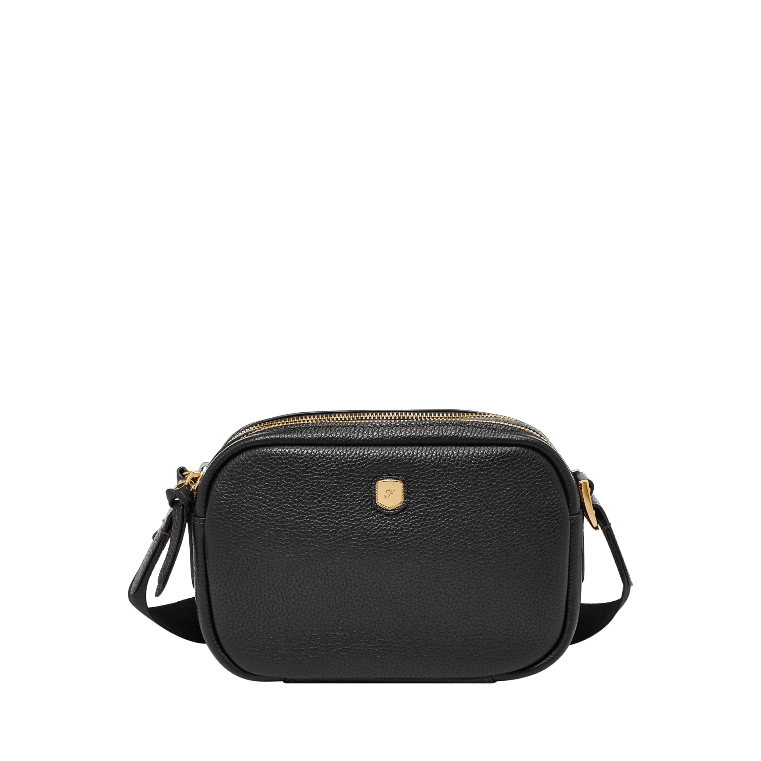 Fossil Handbag Utility Black | Classic Top-Handle Style, 22.9cm x 15.3cm x 7.7cm