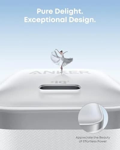 Anker Nano 45W USB-C Charger with 6ft Cable | 20V/3A Output, Foldable Plug, White thumbnail 6