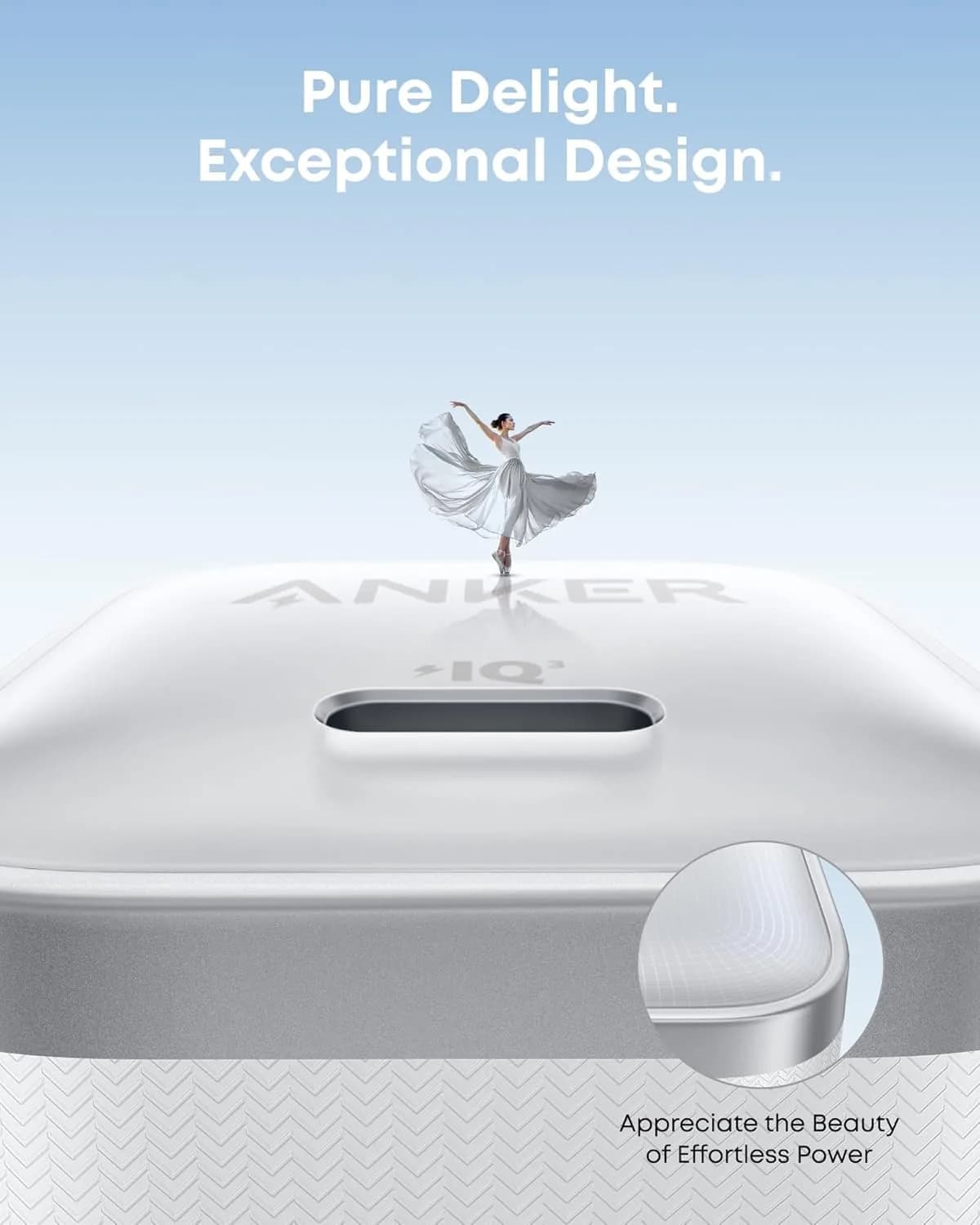 Anker Nano 45W USB-C Charger with 6ft Cable | 20V/3A Output, Foldable Plug, White - view 6
