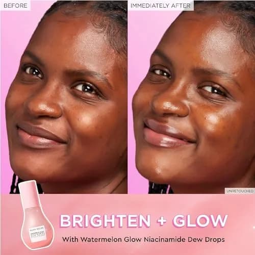 Glow Recipe Watermelon Glow Niacinamide Dew Drops & PHA+BHA Toner Duo | 2 Count (Pack of 1) thumbnail 6