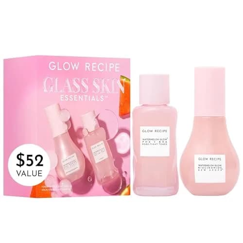 Glow Recipe Watermelon Glow Niacinamide Dew Drops & PHA+BHA Toner Duo | 2 Count (Pack of 1) thumbnail 1