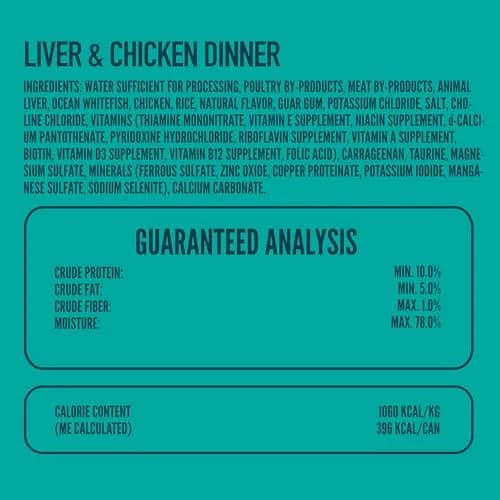 Strongheart Adult Cat Pate Liver & Chicken Dinner 13.2oz | Complete & Balanced Nutrition thumbnail 2