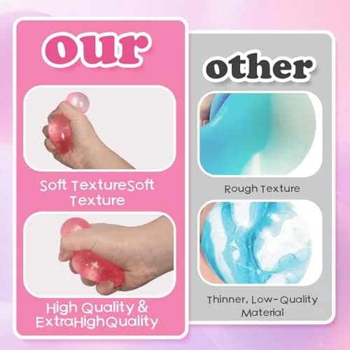 JIACAI Water Drop Stress Balls 8.5cm (3.35in) | Sensory Fidget Toy for Anxiety Relief thumbnail 5