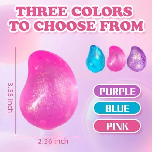 JIACAI Water Drop Stress Balls 8.5cm (3.35in) | Sensory Fidget Toy for Anxiety Relief thumbnail 2
