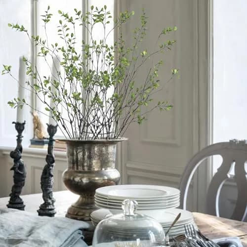 ACRYCS Green Faux Branches 90cm (35.4in) | 4 Pcs Artificial Greenery Stems for Vase Filler thumbnail 4