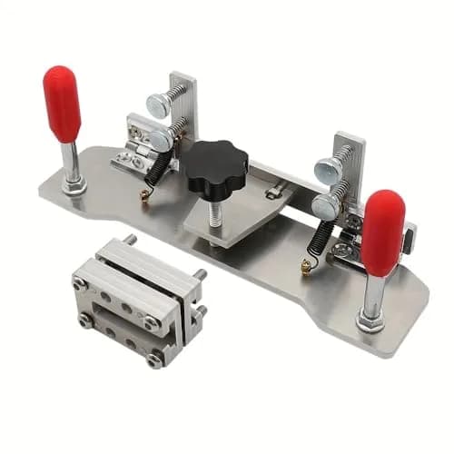 JCFANTS Belt Grinder Knife Jig, Fixed Angle Jig, Manual Sharpener Holder, Sharpening Locator for Belt Sander, Belt Machine | Precision Knife Tool thumbnail 3