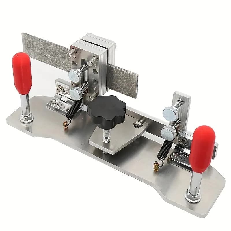 JCFANTS Belt Grinder Knife Jig, Fixed Angle Jig, Manual Sharpener Holder, Sharpening Locator for Belt Sander, Belt Machine | Precision Knife Tool thumbnail 4