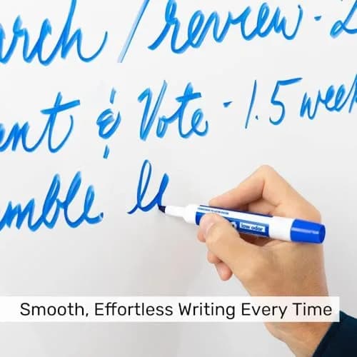 Luxor White Writing Board 30"x40" | Double-Sided Magnetic Porcelain Surface thumbnail 4