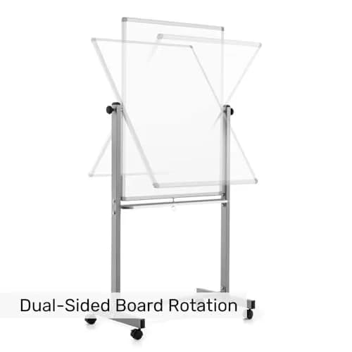 Luxor White Writing Board 30"x40" | Double-Sided Magnetic Porcelain Surface thumbnail 5